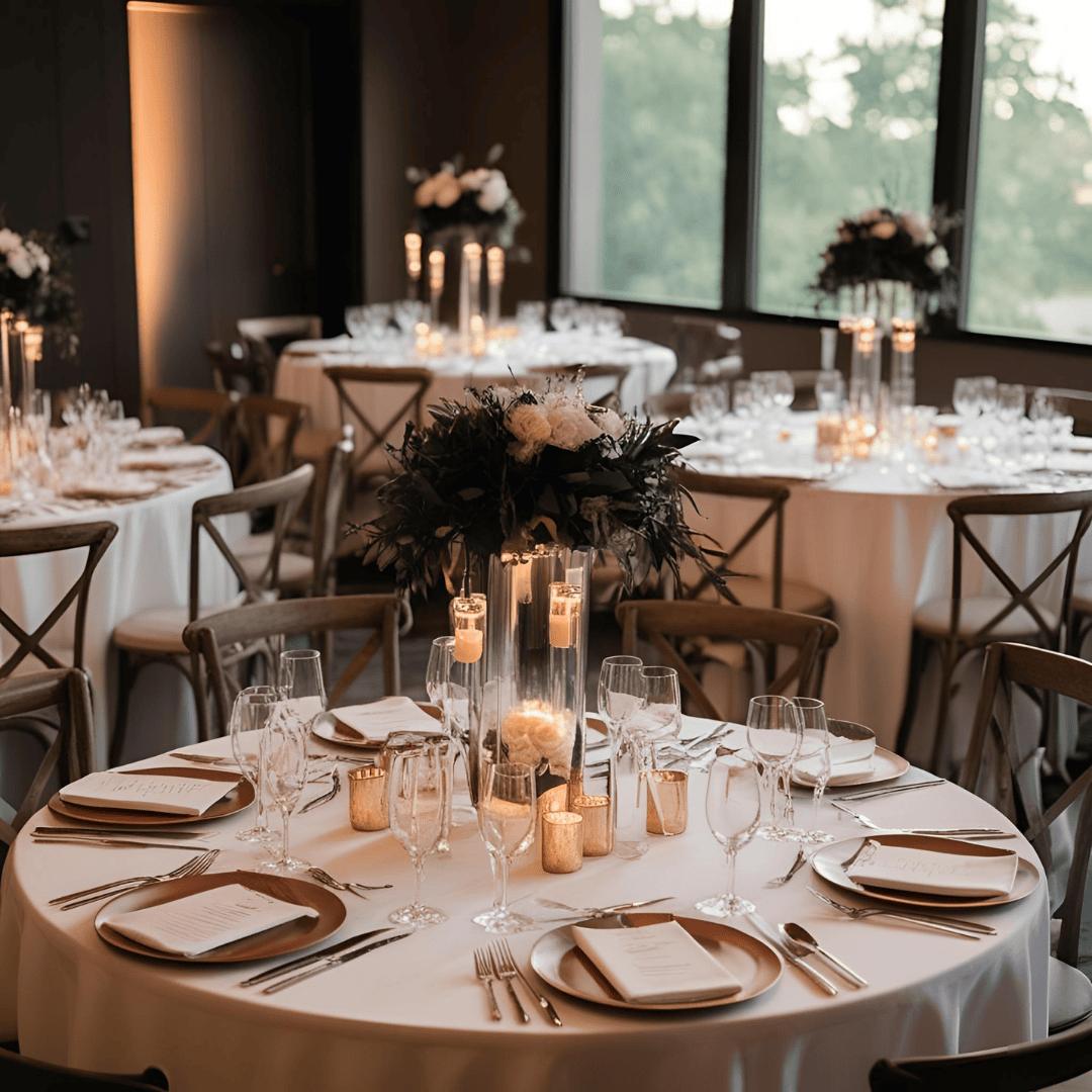 Elegant event setup